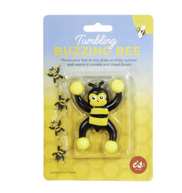 tumbling buzzing bee